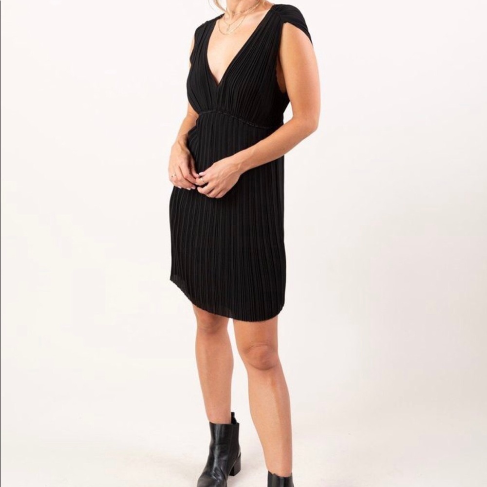 Lovestitch Last Fling Pleated Mini Dress
